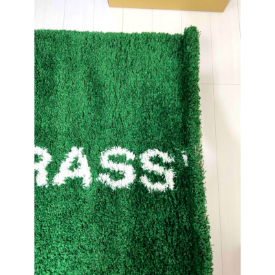Excellent]Wet Grass Virgil Abloh x IKEA Abloh Rug Green 195 x 132