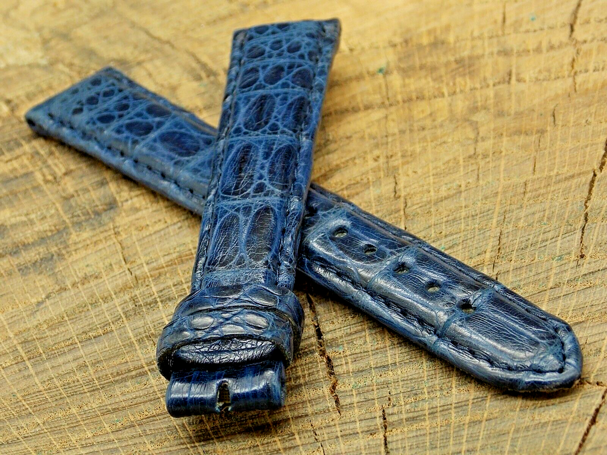 時計 18mm Real CROCODILE Watch Straps Vintage 18mm Real CROCODILE