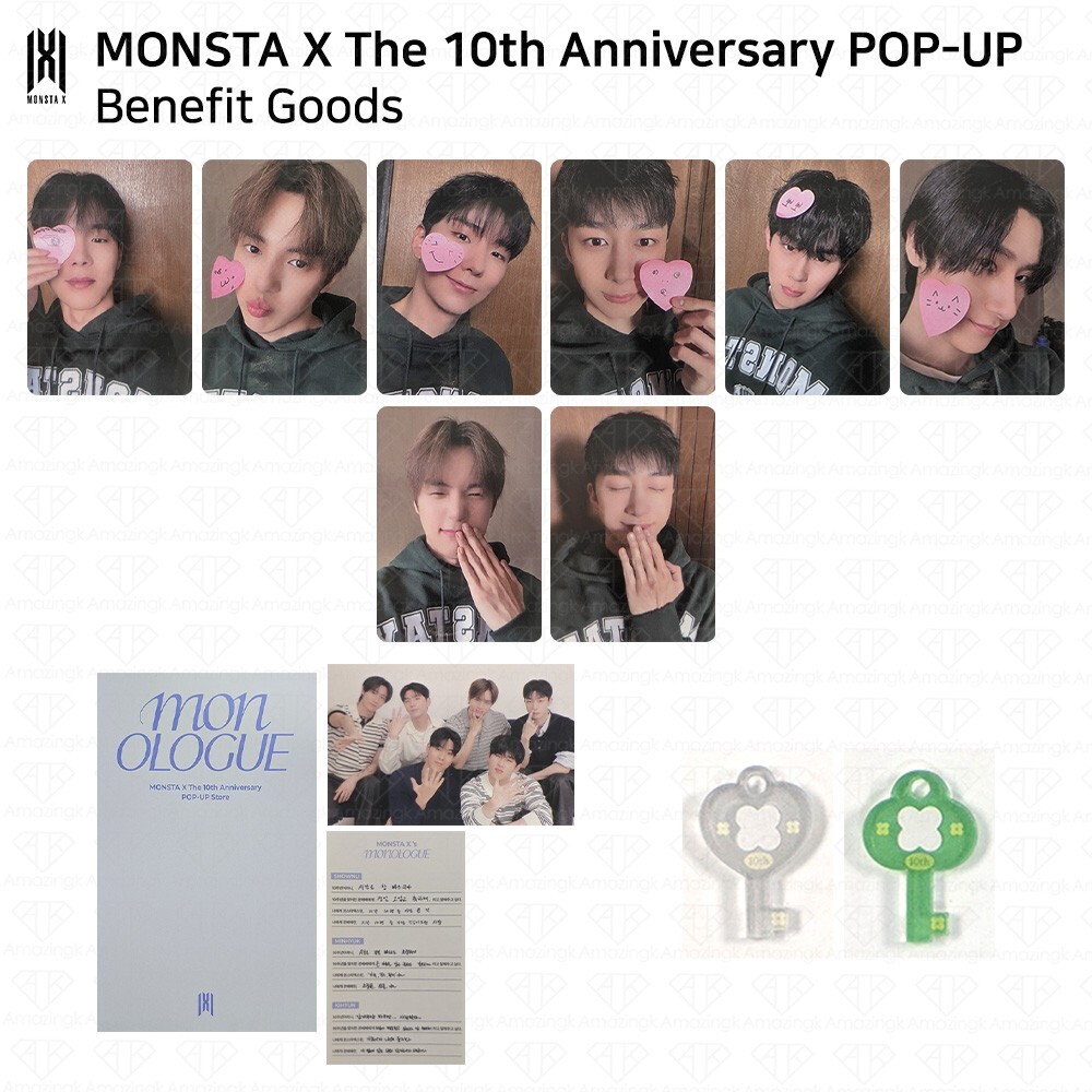 MONSTA X The 10th Anniversary POP-UP Store Monologue Benefit