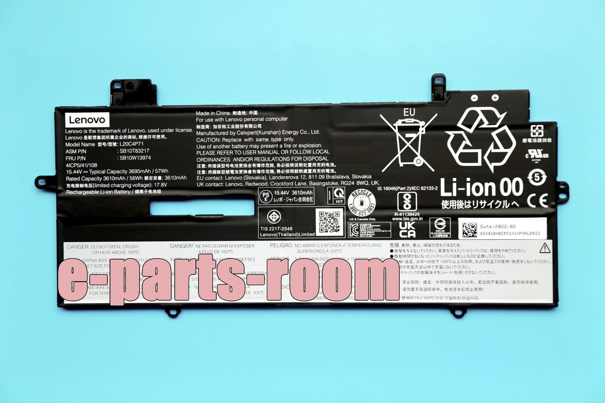 Genuine L20C4P71 L20D4P71 L20M4P71 Battery for Lenovo ThinkPad X1