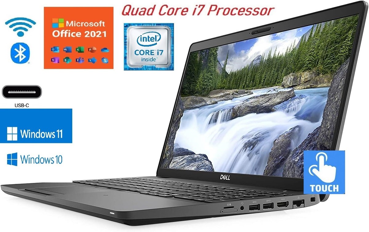 Dell Latitude 5500 i7-8665U Touch 16GB 32GB RAM 512GB 1TB 2TB SSD