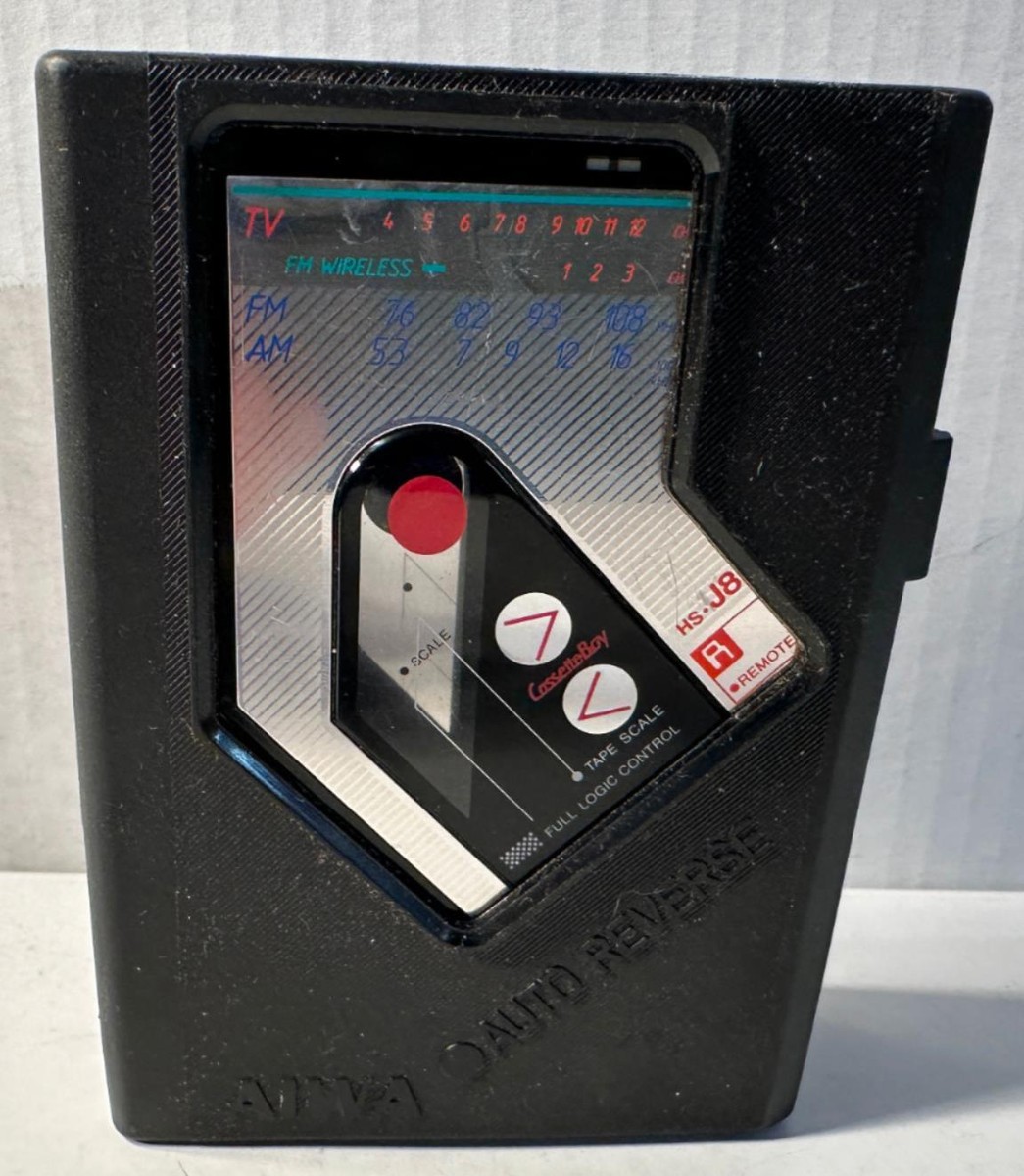 AIWA HS-J8 Auto Reverse Stereo TV/FM/AM Cassette Recorder AS IS