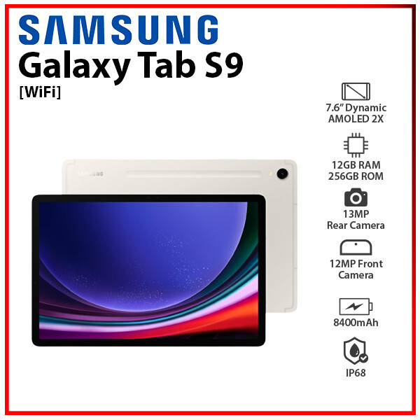 NEW Samsung Galaxy Tab S9 BEIGE 12GB+256GB Octa Core Android PC