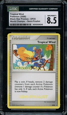 2008 Pokemon World Championships SEMI-FINALIST Tropical Wind #DP25