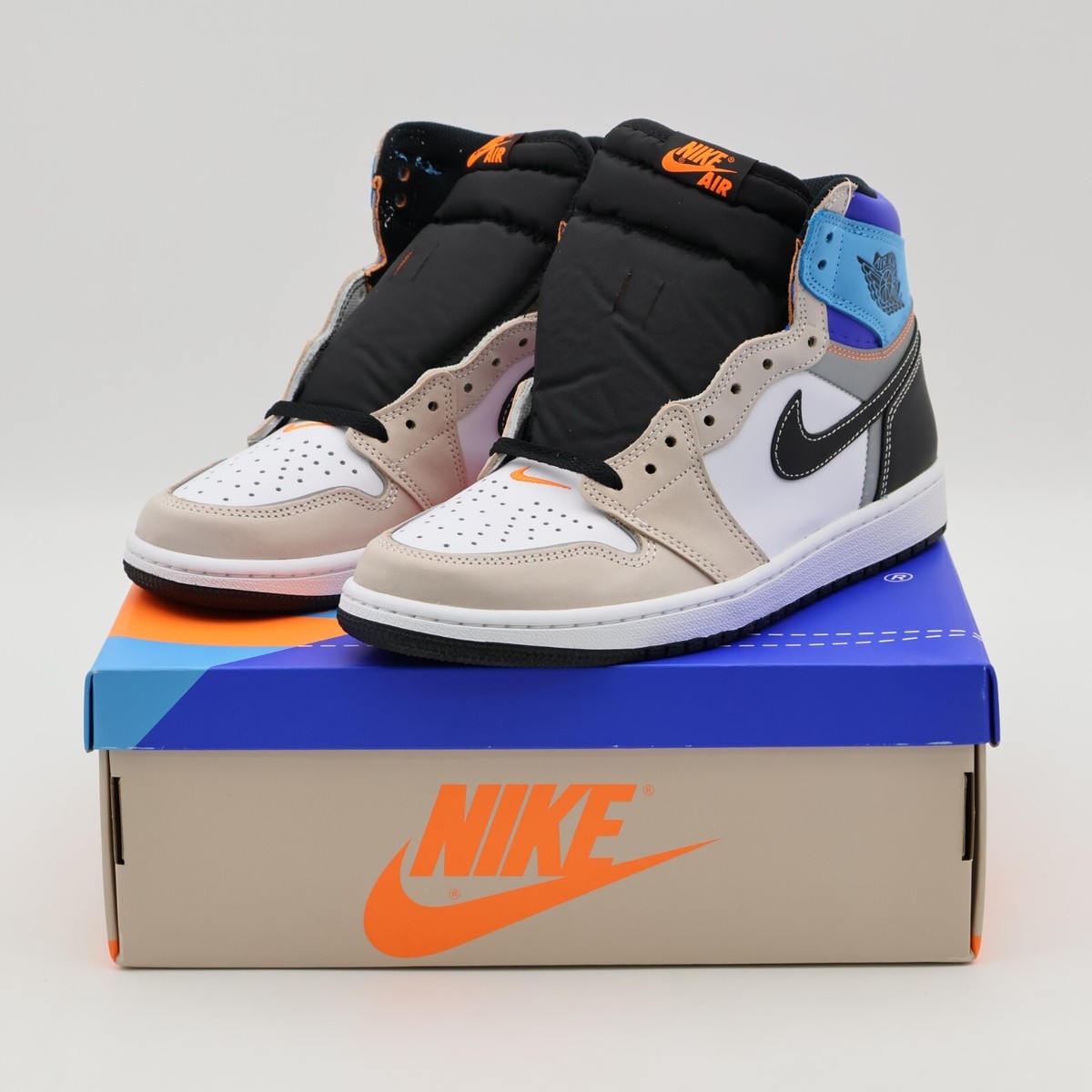 DC6515-100 Nike Air Jordan 1 Retro High OG Prototype White Orange