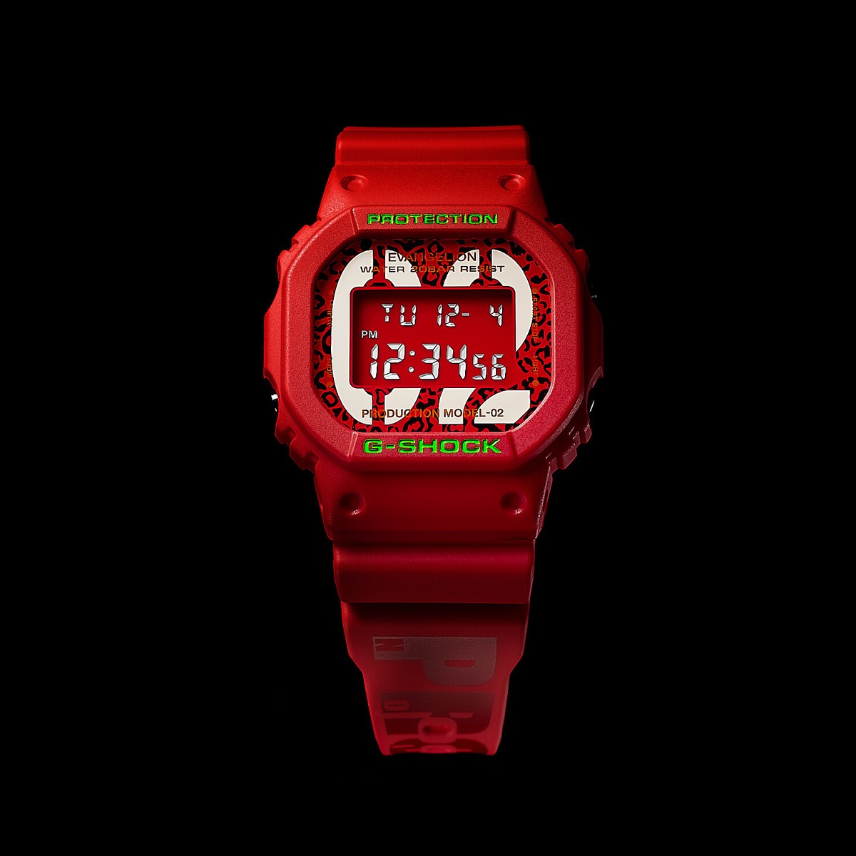 G-SHOCK DW-5600 EVA-02 THE BEAST MODEL feat.RADIO EVA ASUKA