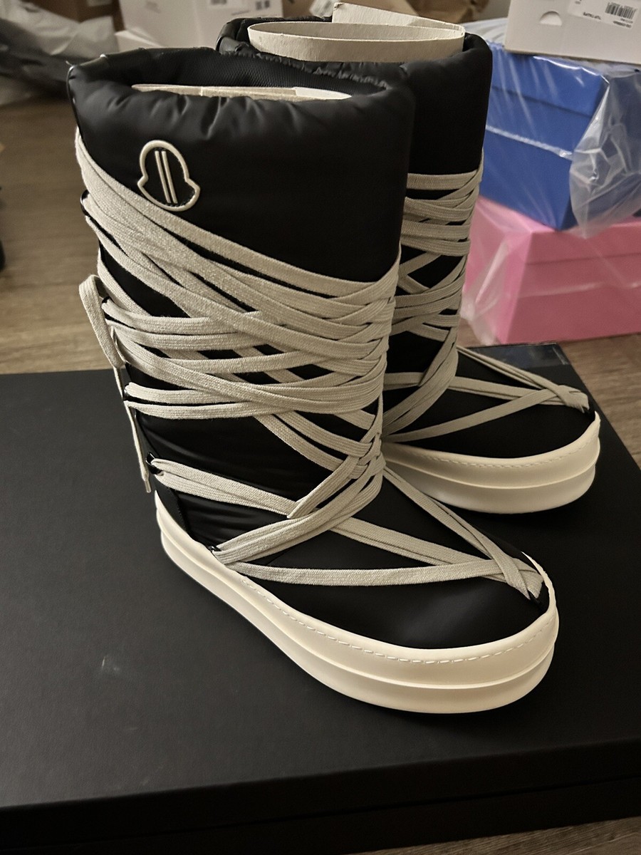 MONCLER + RICK OWENS FW23 BIGROCKS IN BLACK HEAVY size EU 43 / US