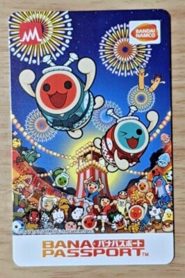 NEW Bandai Namco BANAPASSPORT Card Taiko no Tatsujin Drum Master