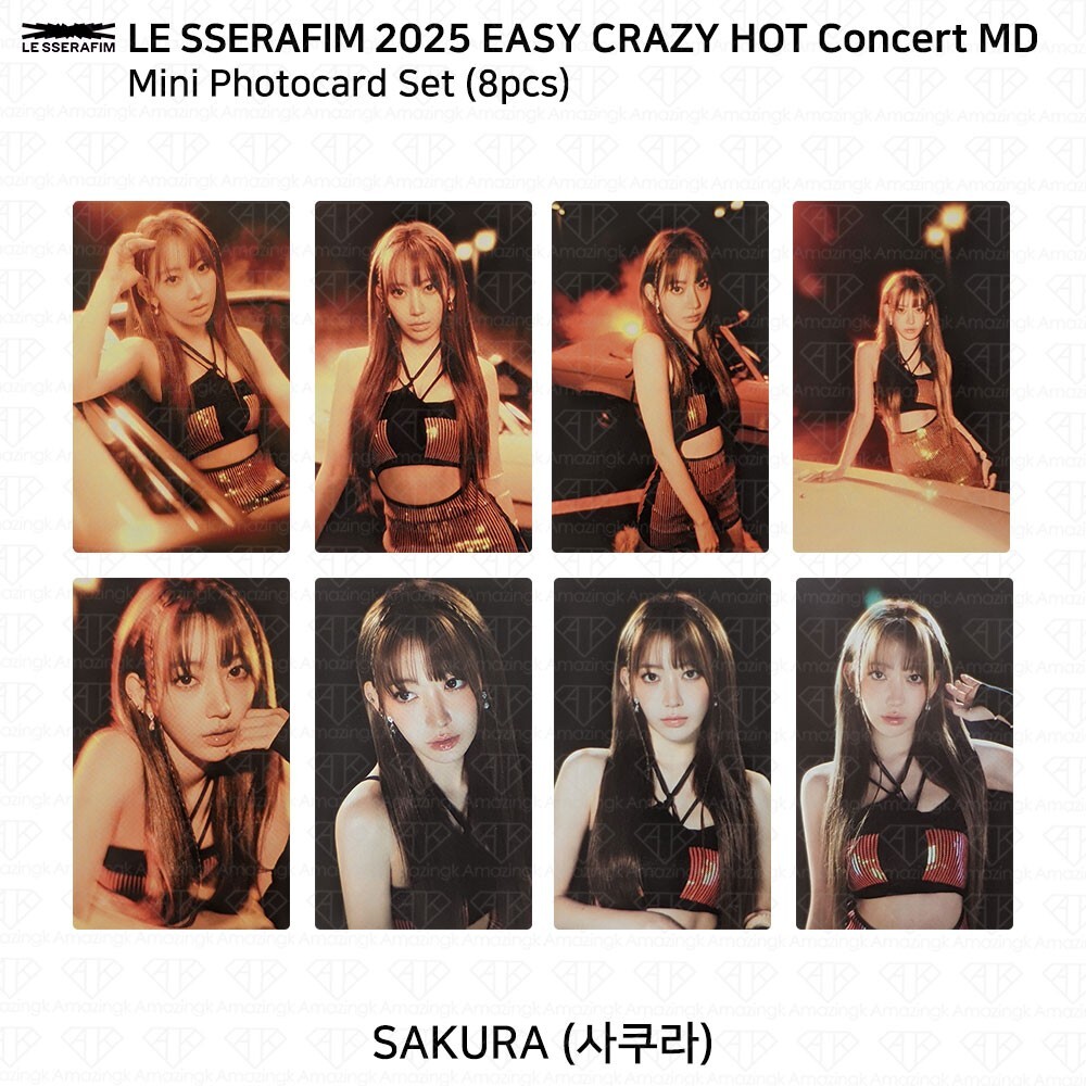 LE SSERAFIM 2025 Easy Crazy Hot Concert MD Benefit Photocard Film