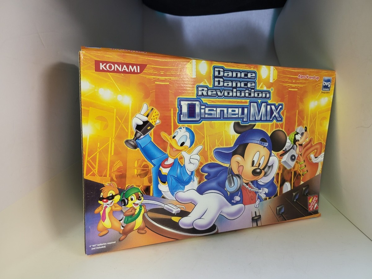 NEW Disney Mix Dance Dance Revolution Dance Pad Plug into TV