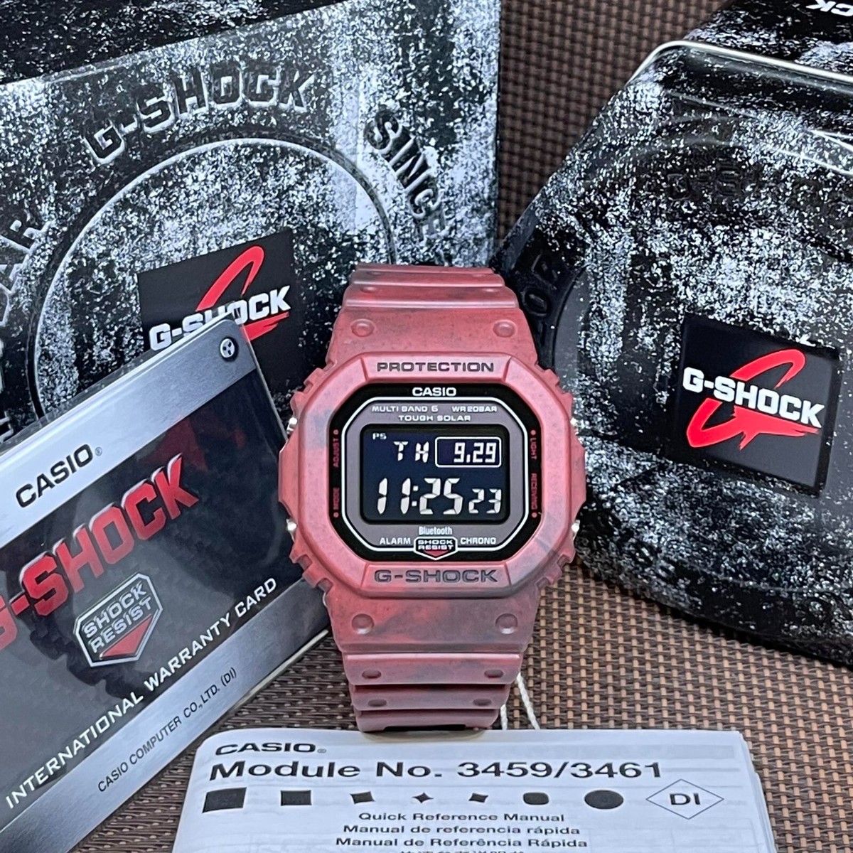 Casio G-Shock GW-B5600SL-4D Maroon Earthy Color Digital Solar