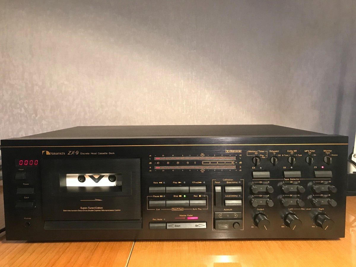 Nakamichi Zx-9 3 Head Audiophile Cassette Deck Serviced and in