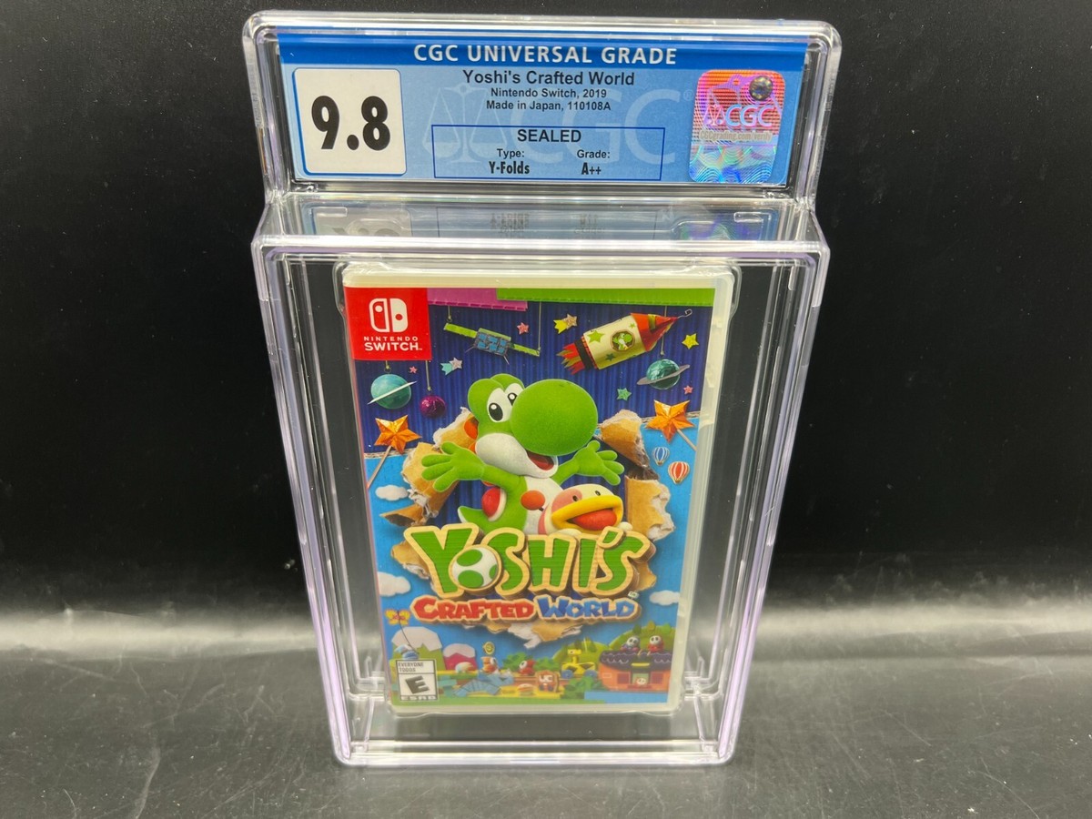 1st Print Yoshi's Crafted World Switch CGC 9.8 A++ FACTORY SEALED