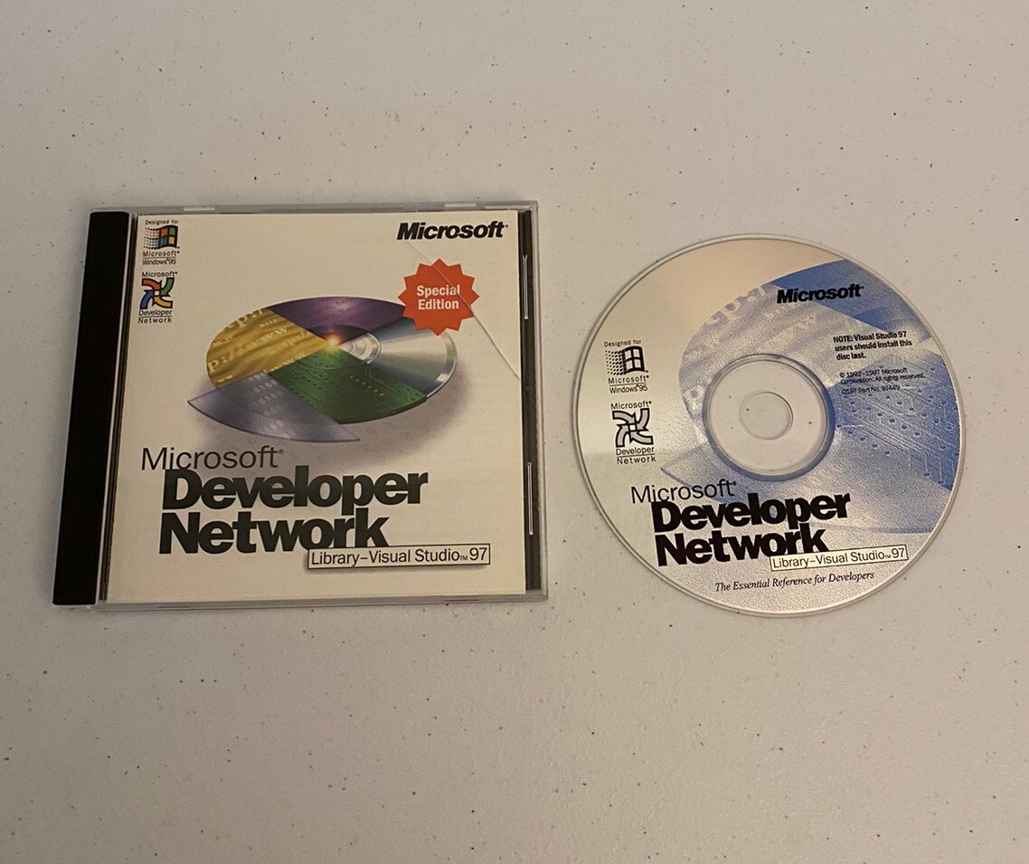 Microsoft Visual Studio 97 MSDN Library Special Edition CD