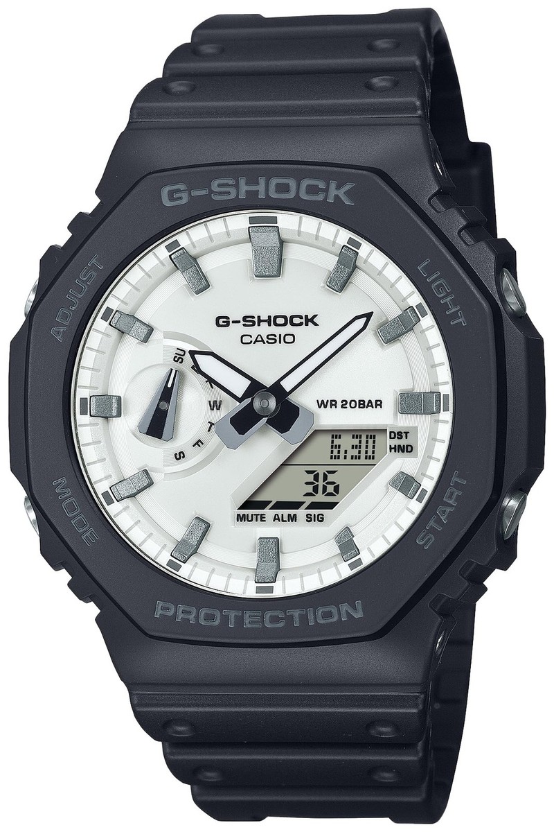 Unused CASIO G-SHOCK GA-2100WD-1AJF White Analog Digital Men's