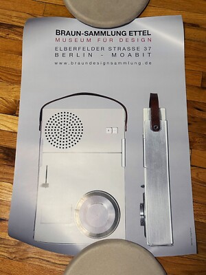 Dieter Rams TP 1 Radio Braun Design Sammlung Gallery Berlin Poster