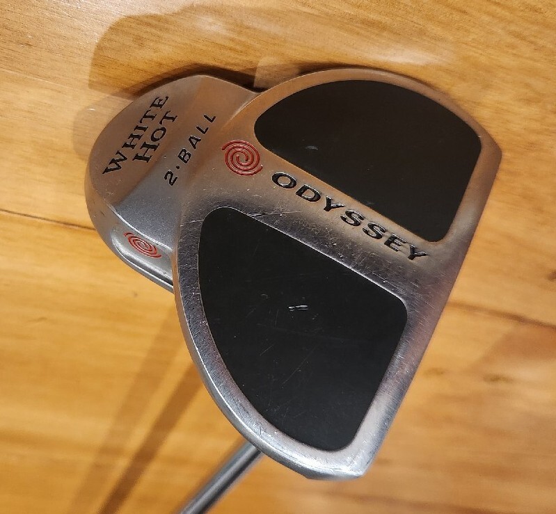 ODYSSEY WHITE HOT CS 2 BALL PUTTER - TOUR ISSUE - CENTER SHAFT | eBay