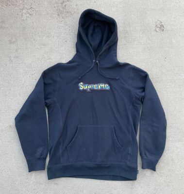 Supreme Gonz Reverse Weave Hoodie Sweatshirt Plain Black Blank