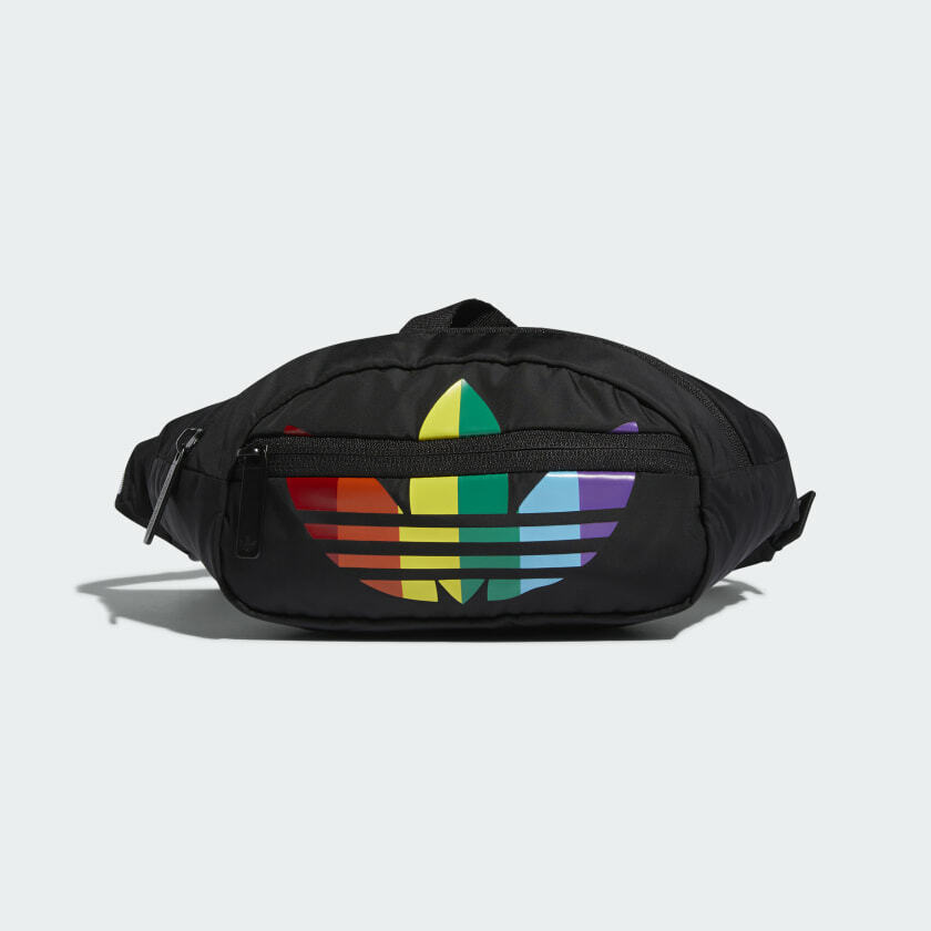 Adidas Gay Pride Be True LGBTQ Rainbow MultiColor Fanny Pack Hip