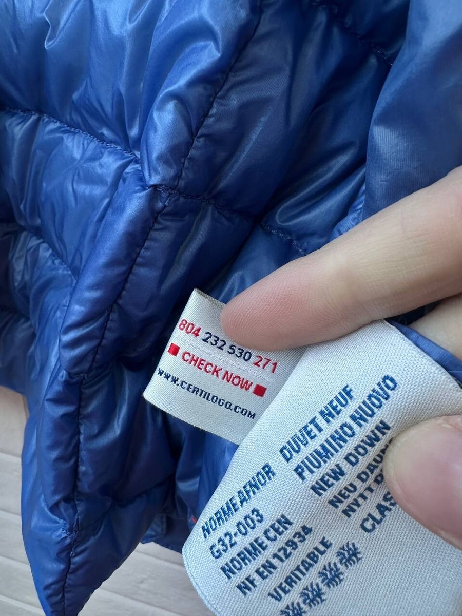 Moncler Gregoire Boys Down Puffer Blue Jacket Size 6Y/116 cm | eBay