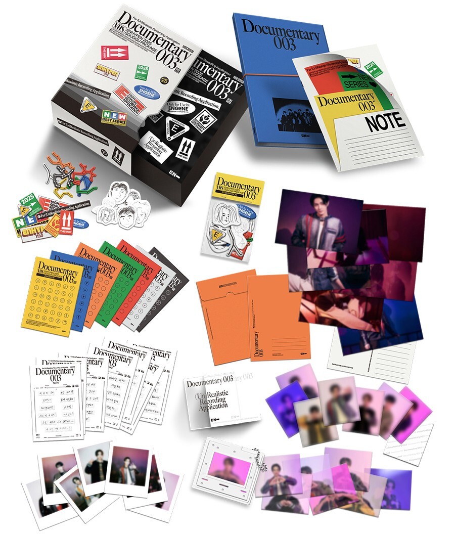 ENHYPEN 2025 GGU GGU PACKAGE/Book+Note+21Photo+37Sticker+Key Ring+