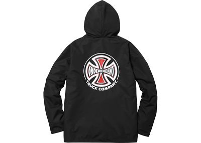 Supreme x Independent Nylon Anorak Half Zip Sz Medium Pullover