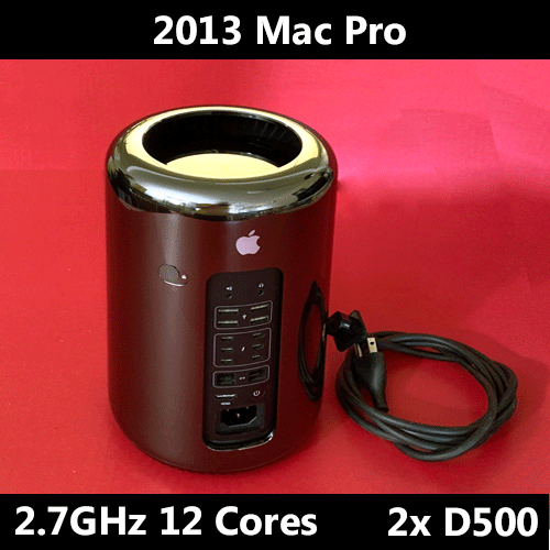 2013 Mac Pro | 2.7GHz 12-Core | Dual AMD D500 | 32GB RAM | 1TB