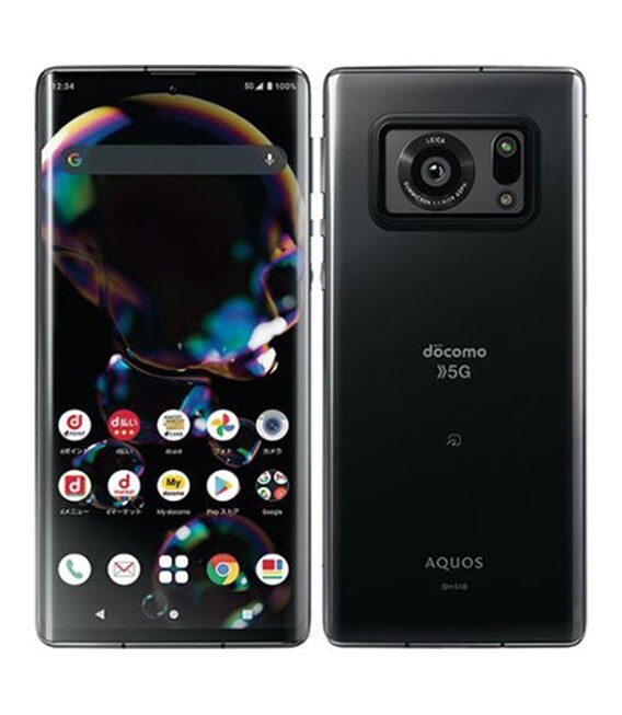 SHARP AQUOS R6 SH-51B Black Android Phone Leica Lens 6.6