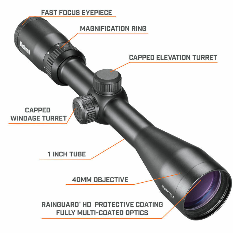 Bushnell Trophy XLT 3-9x40 Riflescope (RT3940BS11) for sale online