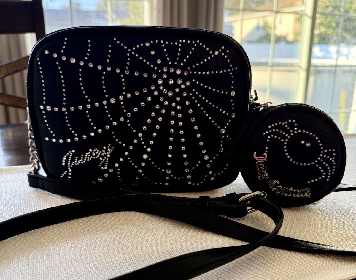 Juicy Couture Spiderweb Haunted Couture Crossbody Bag VIRAL NWT | eBay