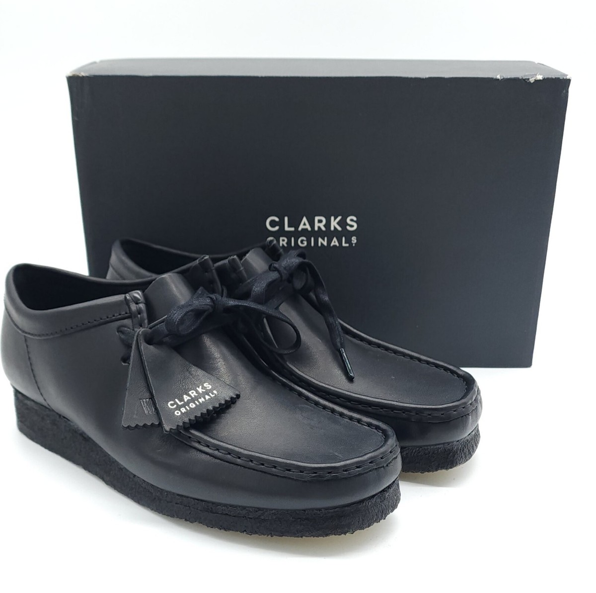 Clarks Wallabee Original Black Smooth Leather Limited Edition