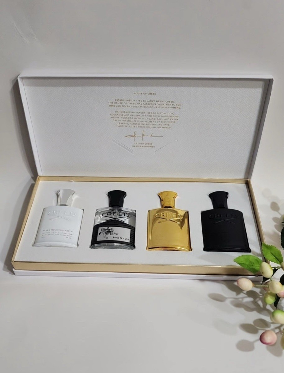 Creed 4 Piece Gift Set For Men New In Box *NEVER SPRAYED* 30ML Per