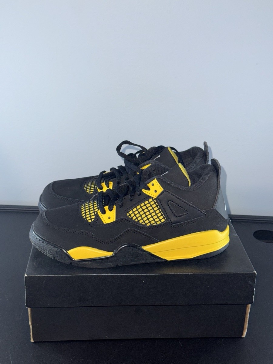 In Stock Jordan 4 Retro Thunder (PS) (BQ7669-017) | eBay