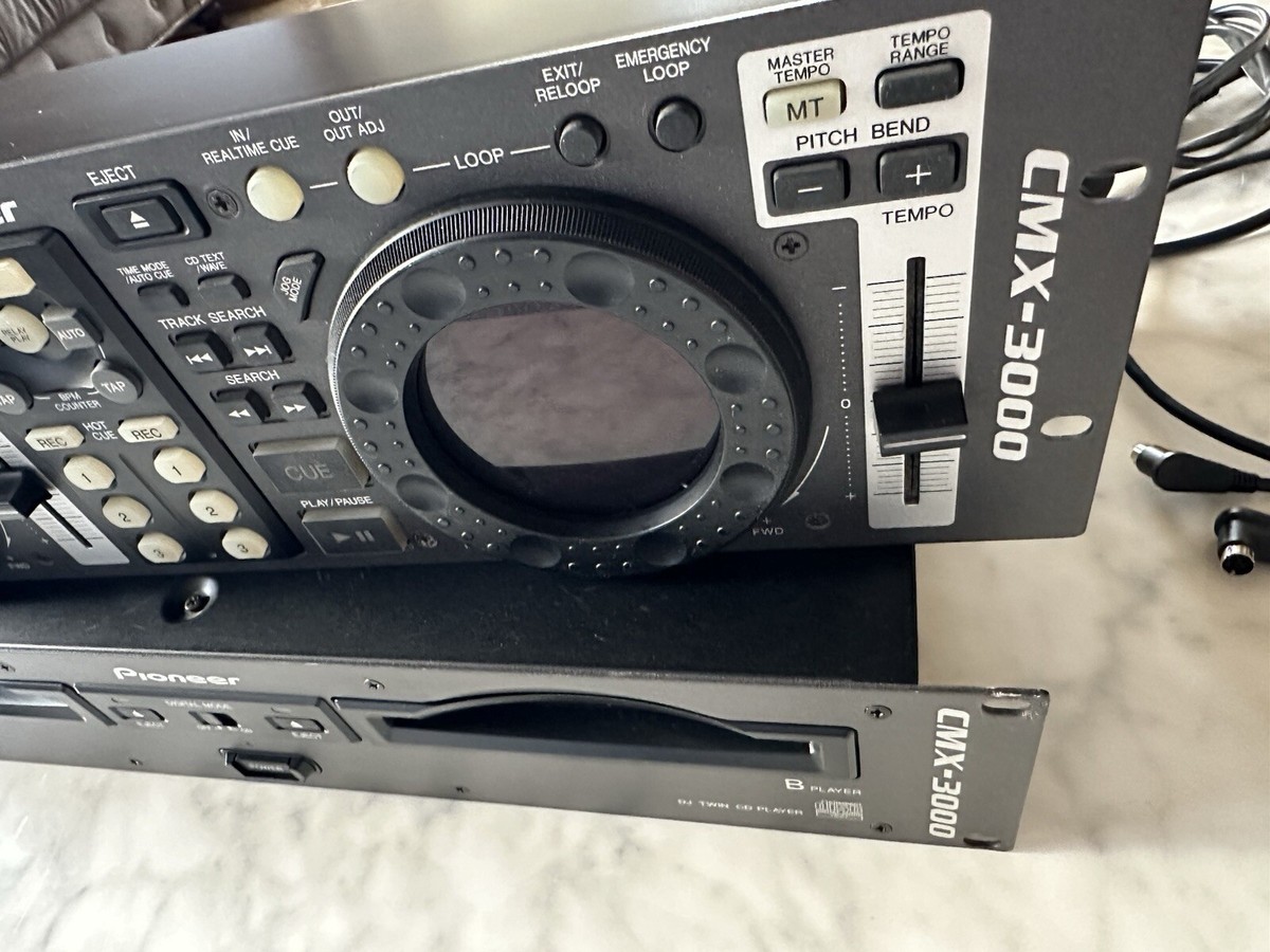 PIONEER CMX-3000 Professional Dual DJ Twin CD Player!! Great