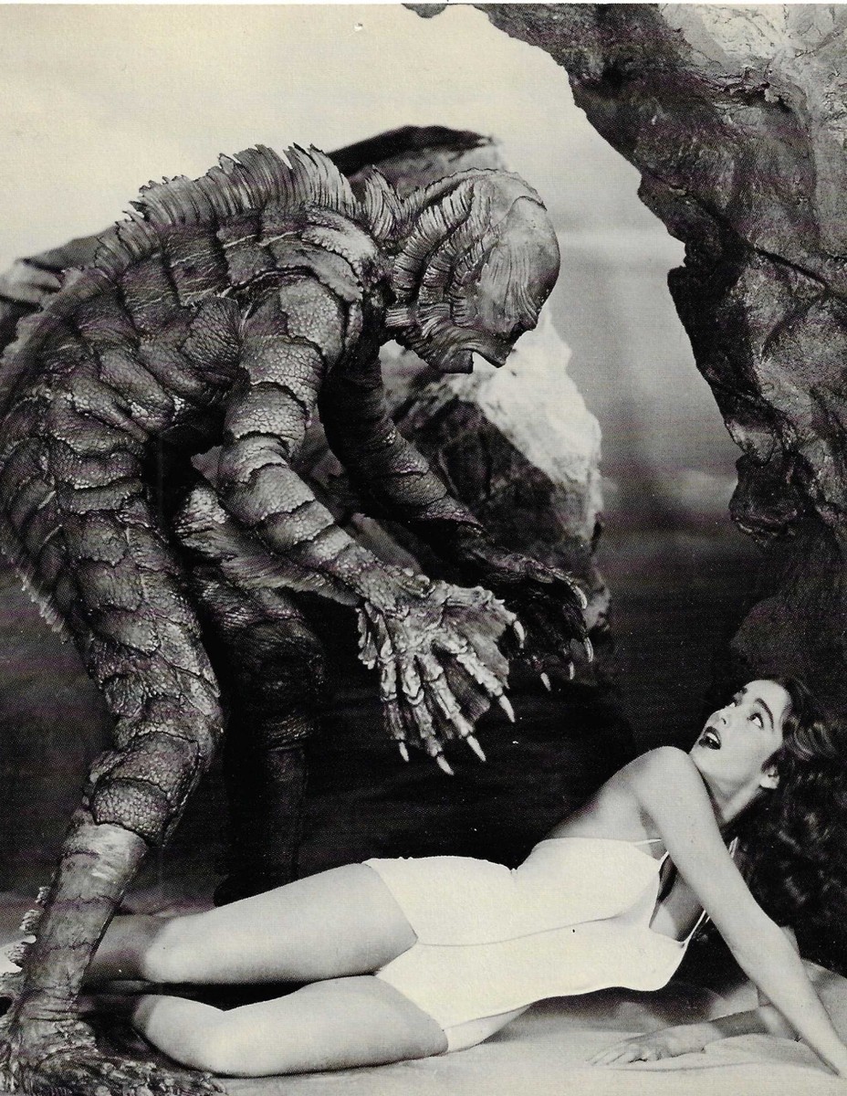 Adams, Julie: Autograph plus photo {b} Julie Adams, CREATURE FROM