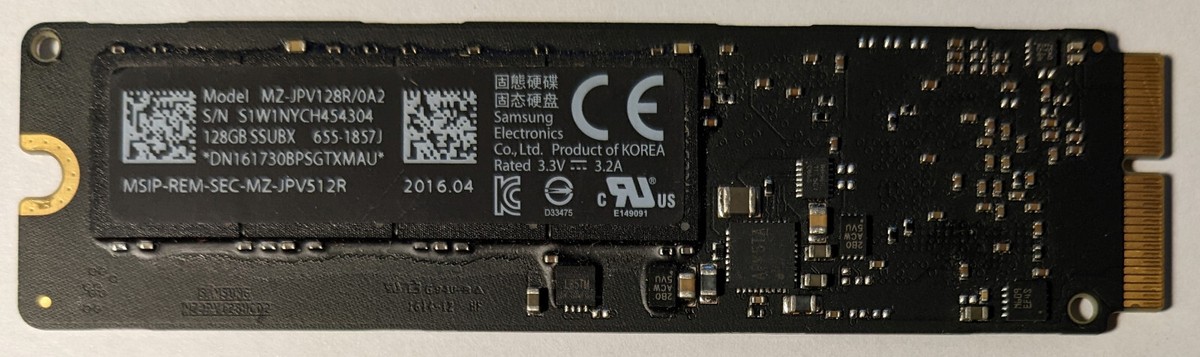 Apple Samsung 128GB SSD Solid State Drive | Internal SSD | 655