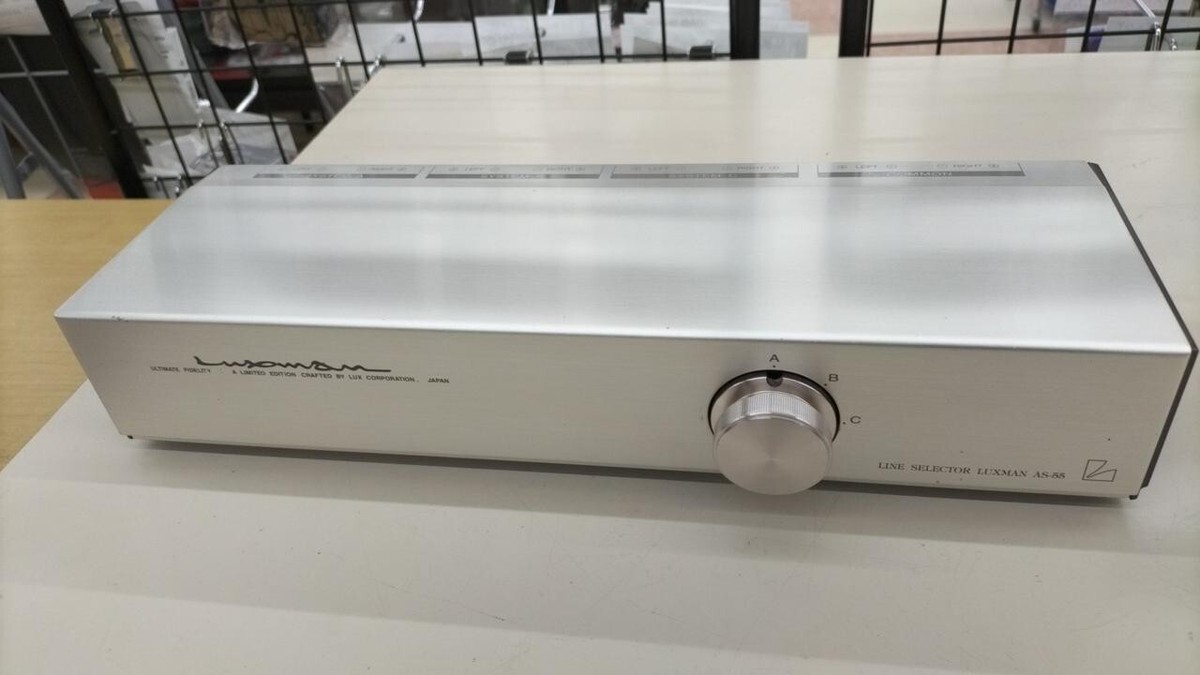 LUXMAN AS-55 Speaker Selector Line Selector Used from Japan | eBay