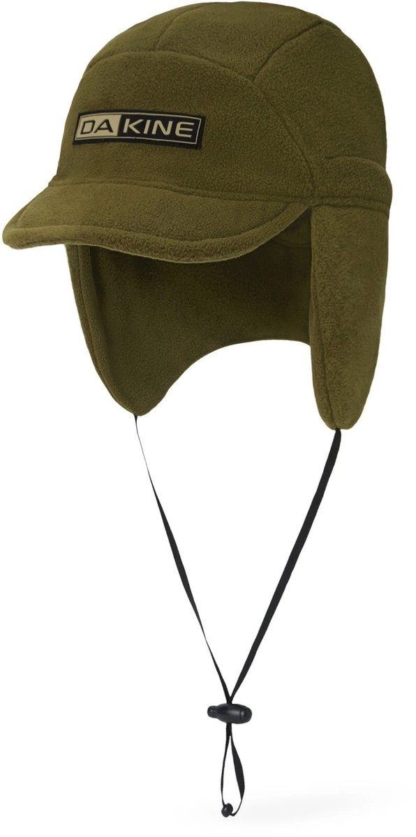 Dakine Felix Fleece Cap Brimmed Earflap Hat Unisex OSFM Dark Olive