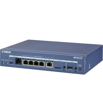 YAMAHA RTX830 Giga Access VPN Router 23397 NEW | eBay