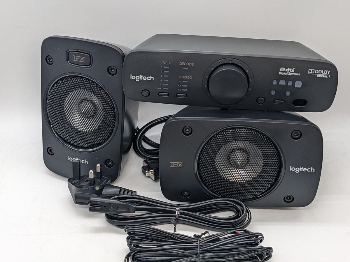 Speaker/control panel/cable ONLY Logitech Z906 5.1 satellite side