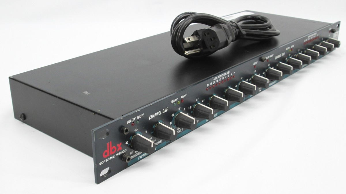 Rack Mount DBX 166XL Dual Channel Compressor Limiter Gate