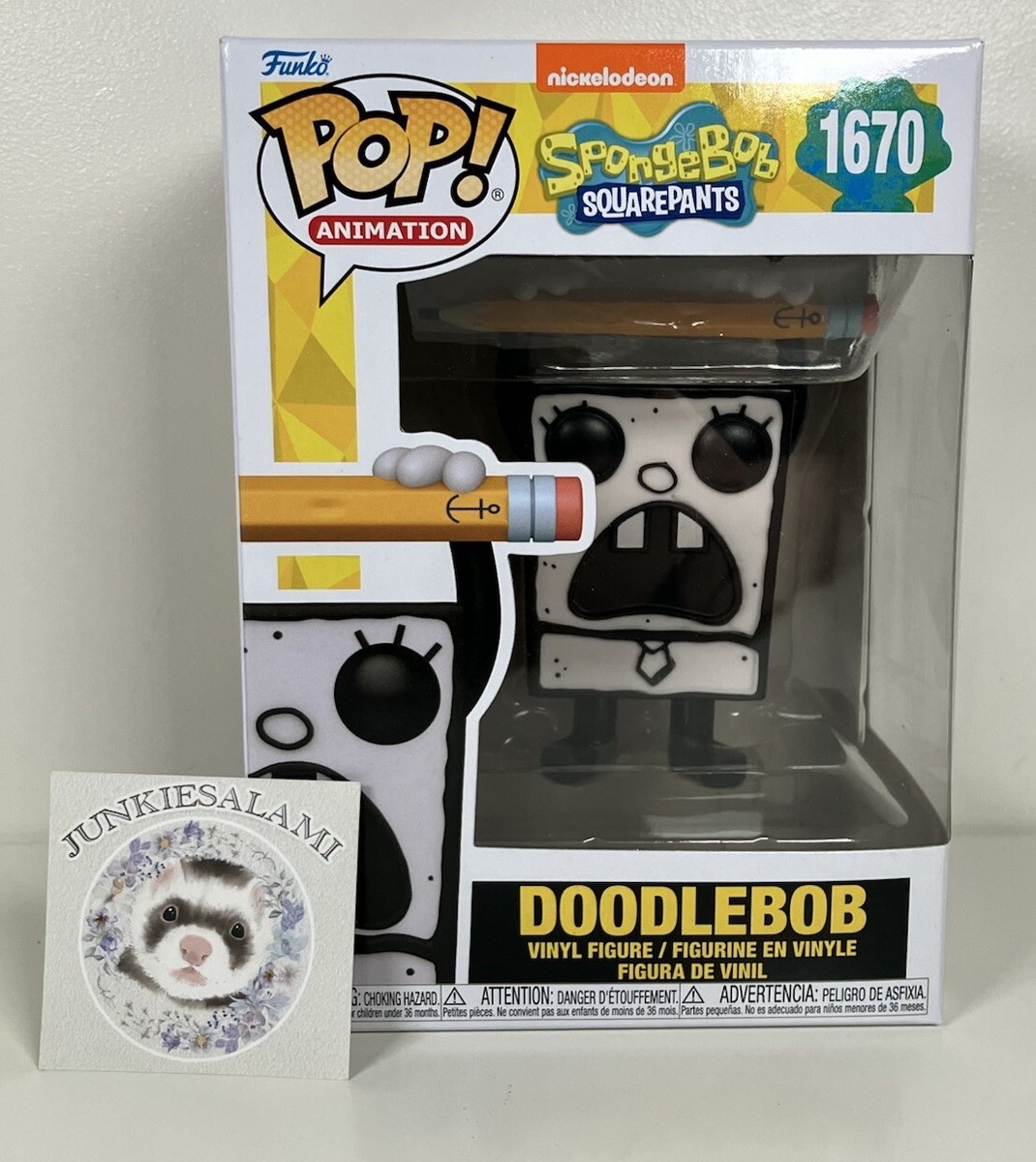 Nickolodean #1670 Spongebob Squarepants Doodlebob Funko Pop! Vinyl