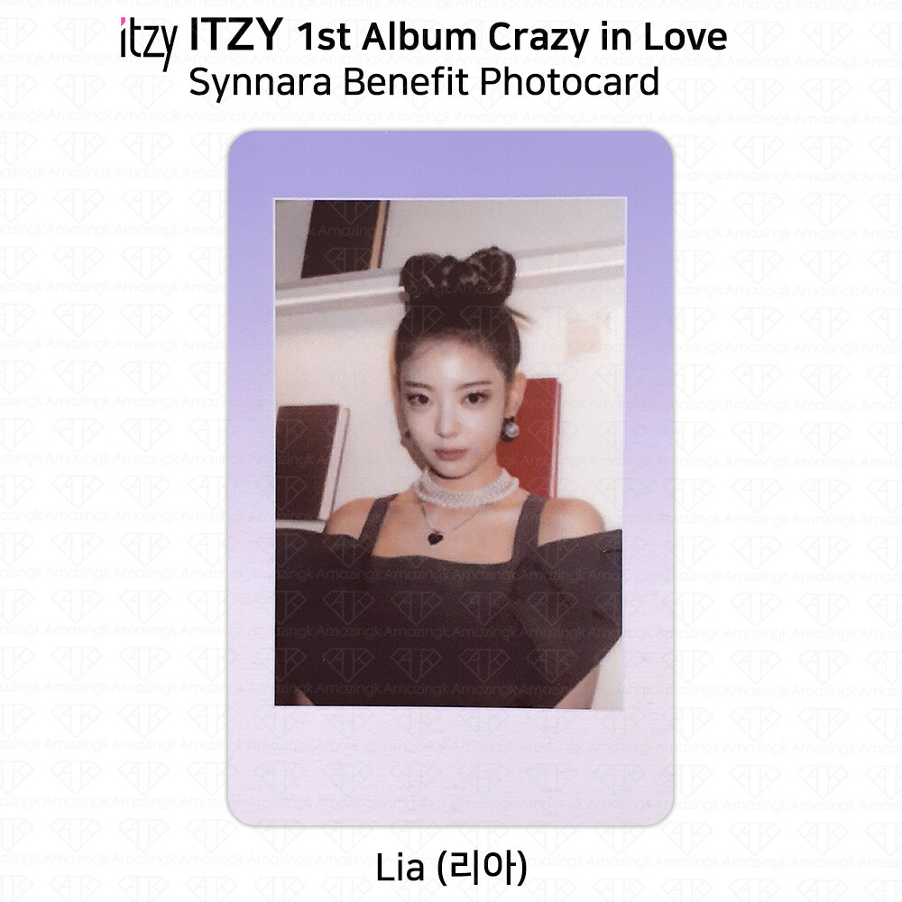 ITZY 1st Album Crazy In Love Official Polaroid Photocard Synnara