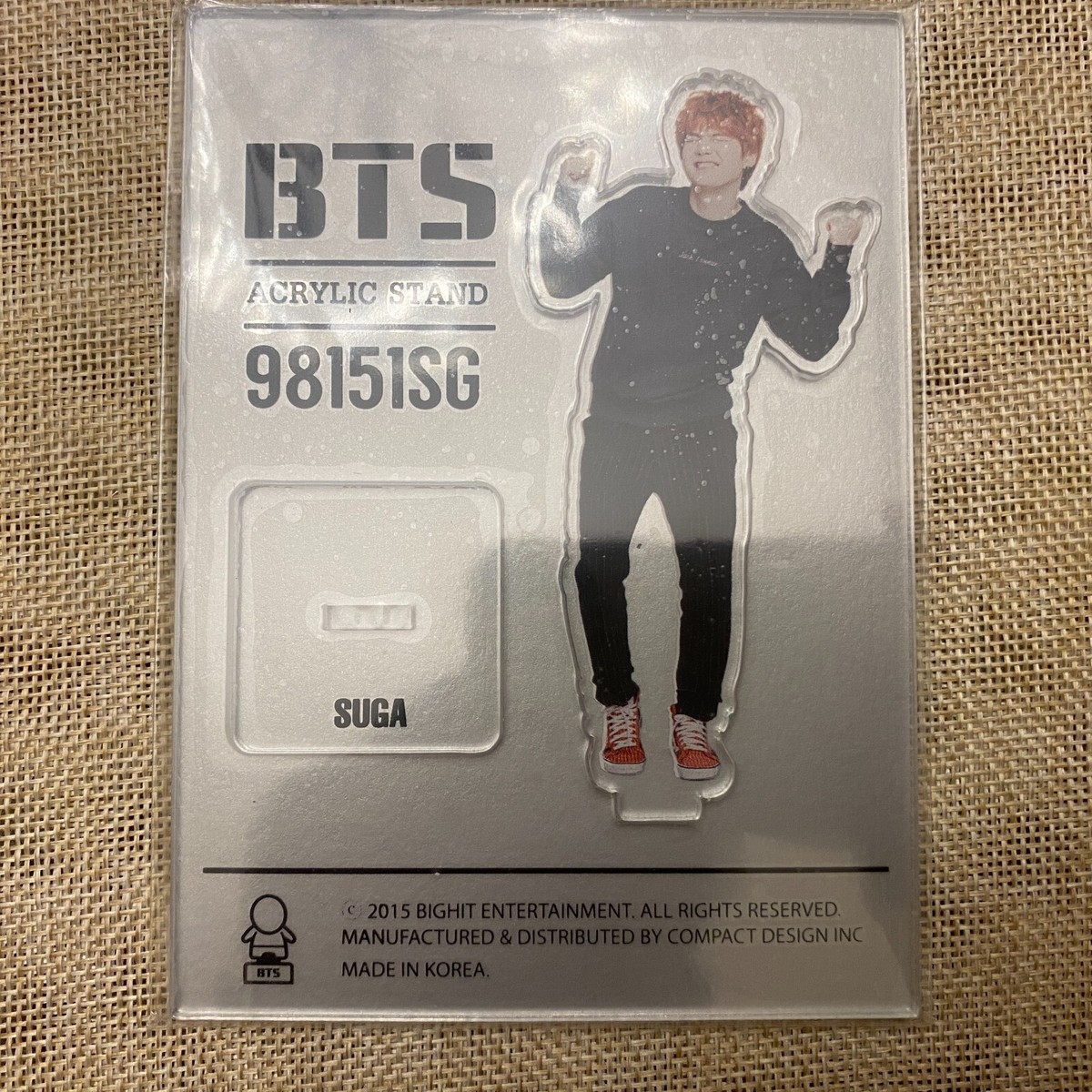 BTS SUGA [ 2nd Muster 17520 98151 ] Official Acrylic Stand / New