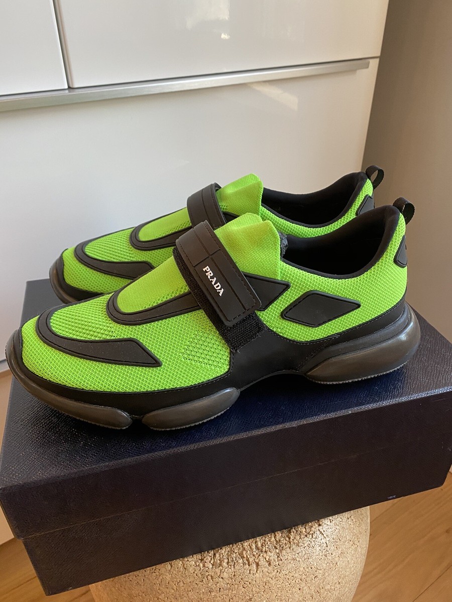 Prada Cloudbust Neon Green Size 7 With Box & Dust Bags | eBay