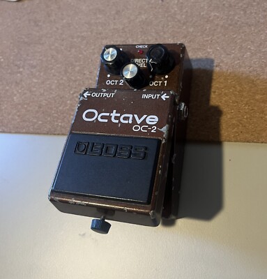 Vintage BOSS Octave OC-2 Pedal 1980s Made in JAPAN Utested READ | eBay