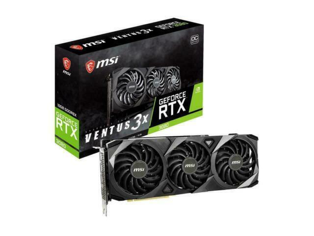 MSI GeForce RTX 3080 Ventus 3X 10G OC 10GB GDDR6X Graphics Card