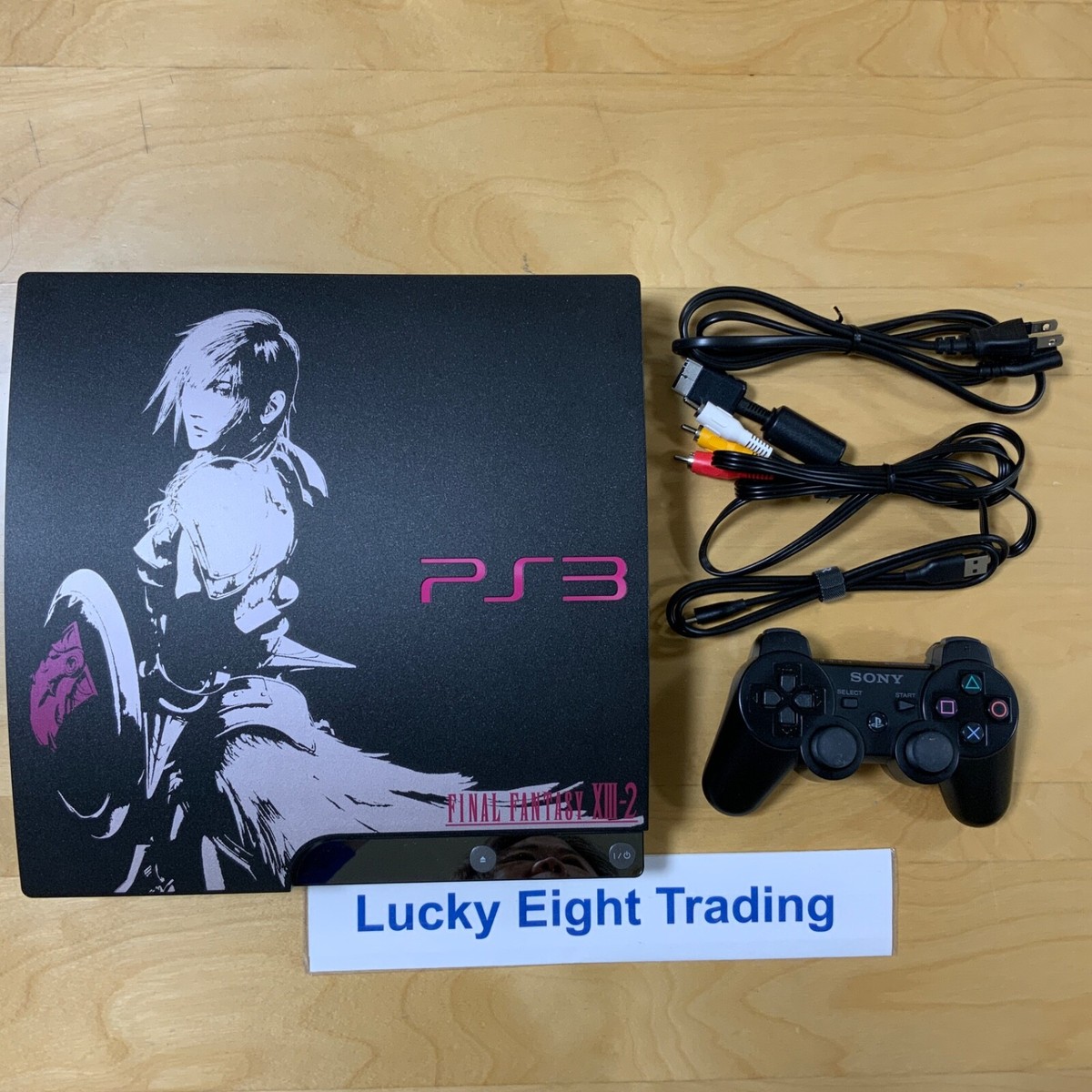 PS3 FF XIII 2 Lightning Edition 320GB Console Full Accessories