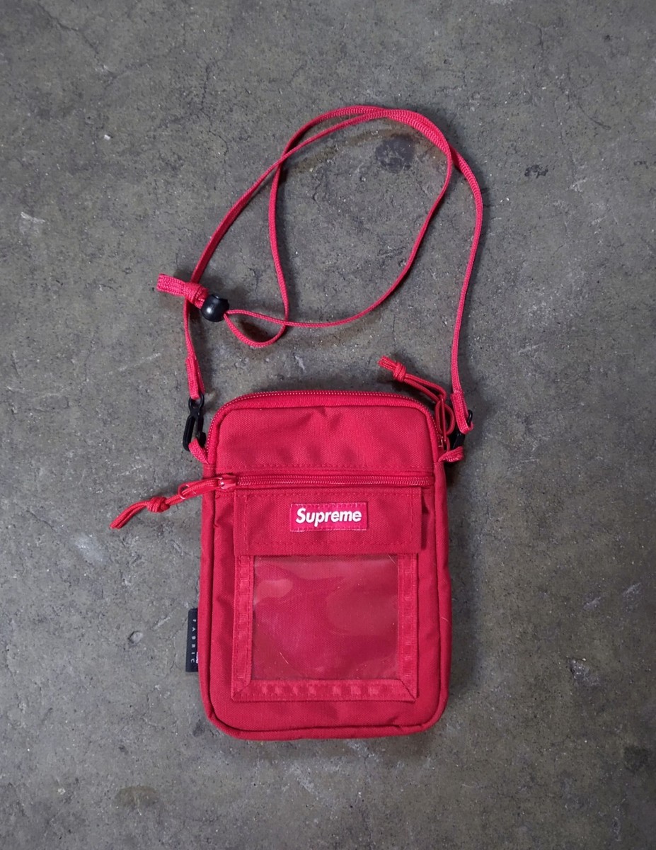 Supreme Utility Pouch Red Nylon Cordura SS/2019 Shoulder Bag