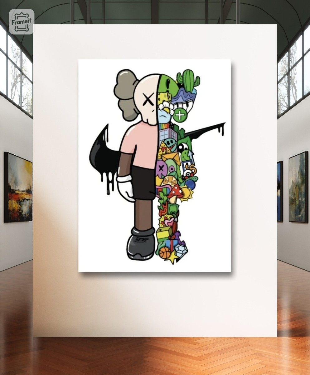 クリアファイル kaws 1000% 8x12in Kaws